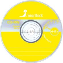 CD-RW диск Smart Track 700 Мб. 4-12х. 25 дисков.