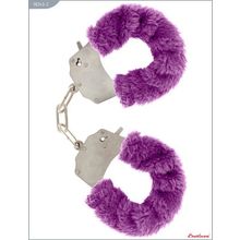 Eroticon Металлические наручники с фиолетовым мехом (фиолетовый)