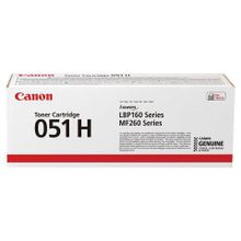 Картридж лазерный CANON (051H) i-SENSYS LBP162dw MF264dw 267dw 269dw, ресурс 4100 страниц, оригинальный, 2169C002