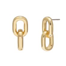 Серьги-гвоздики под золото (арт. 78539-1)