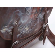 Кожаный портфель Як-9