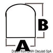 Osculati Magnesium anode foot Alpha Bravo 120 HP, 43.442.12
