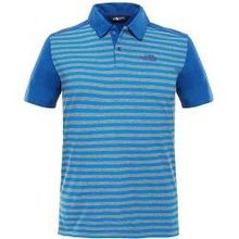 Сорочка-поло мужская The North Face M CONTOUR POLO LMGS BL-BMBR BL, цвет синий , 50(637439200277)