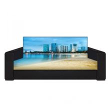 Диван Miami-1 флок фото-принт 120 ППУ