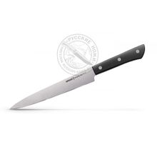 Нож кухонный SHR-0045B K "SAMURA HARAKIRI", слайсер, коррозионно-стойкая сталь 195 мм, ABS пластик