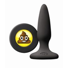 NS Novelties Черная силиконовая пробка Emoji SHT - 8,6 см. (черный)