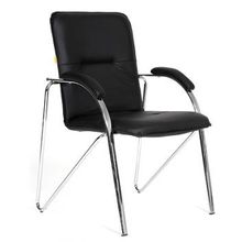 Кресло для посетителей CHAIRMAN 850 (CH-850)(Samba) цвет черный, хром