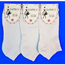 Женские носки следы белые