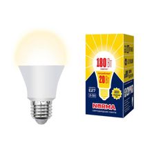 Volpe Лампа светодиодная E27 20W 3000K матовая LED-A65-20W WW E27 FR NR UL-00004030 ID - 234682