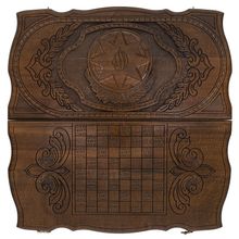 Нарды резные "Герб Азербайджана"