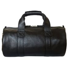 Carlo Gattini Мужская спортивная сумка из кожи Доссоло черная