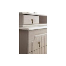 Олмеко Комод 06.115 Кантри патина вудлайн кремовый сандал белый