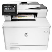 МФУ лазерный HP Color LaserJet Pro M477fdw (CF379A) A4 Duplex Net WiFi черный белый