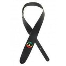 2.5` Leather with Jamaican Peace Sign Patch