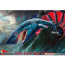 Вентилятор Aerocool Shark, с подсветкой, красный, 14см, 3+4 pin, 50 CFM, 800 RPM, 14.5 dBA