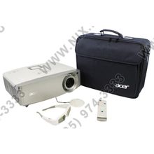 Acer Projector H9500BD (DLP, 2000 люмен, 50000:1, 1920х1080, D-Sub, DVI, HDMI, S-Video, Component,USB,ПДУ,2D 3D)