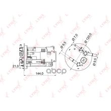 Фильтр Топливный LYNXauto арт. LF971M