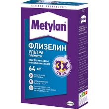 МЕТИЛАН Флизелин Ультра Премиум клей обойный (500г)   METYLAN Флизелин Ультра Премиум клей для флизелиновых обоев (0,5кг)