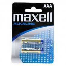 Батарейка AAA Maxell LR03 2BL, Alkaline, 2шт в блистере
