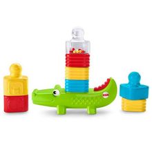 Fisher Price (MATTEL) Mattel Fisher-Price DRG34 Игрушка-пирамидка "Веселый крокодил" DRG34