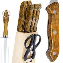 636 Ножи 8пр змейка MB (х12)