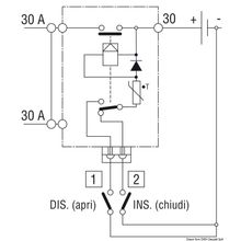 Osculati Battery switch battery isolator switch 24 V, 14.383.24