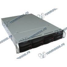 Серв. корпус 2U 19" RM Supermicro "CSE-825TQ-R720LPB", E-ATX, черный (720Вт) [116122]