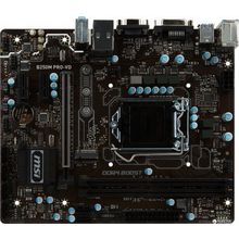 Мат. плата   MSI B250M PRO-VD (RTL) LGA1151   B250   PCI-E  Dsub+DVI GbLAN SATA MicroATX 2DDR4