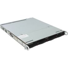 Платформа  SuperMicro 1U 6018R-MTR (LGA2011-3, C612, SVGA, SATA RAID, 4xHSSAS SATA, 2xGbLAN, 8DDR4 400W HS)