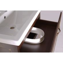 ASB-Woodline Мебель для ванной Прато 70 орех темный патина золото, массив ясеня