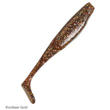 Мягкая приманка Scented Paddlerz, 4", Rootbeer Gold, 5шт. Zman