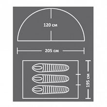 Campack-Tent Палатка Campack Tent Dome Traveler 3