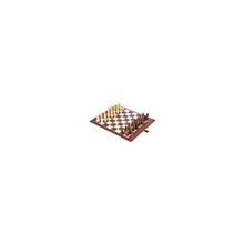Игровой набор в кожаном кейсе: шахматы, нарды, криббэдж, кости