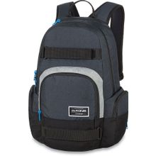Чёрный с серым скейтбордический рюкзак с ремнями для скейта Dakine Atlas 25L Tabor с карманом органайзером