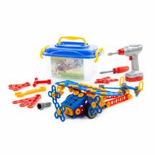 Конструктор Изобретатель - Самолёт №2 (144 элемента) (в контейнере)