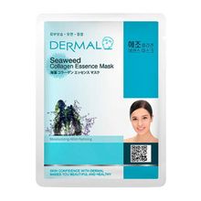 Dermal Seaweed Collagen Essence Mask Тканевая маска для лица с экстрактом морских водорослей и коллагеном, 23 г