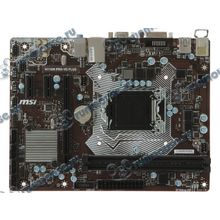 Мат. плата Socket1151 MSI "H110M PRO-VD PLUS" (iH110, 2xDDR4, SATA III, PCI-E, D-Sub, DVI, 1Гбит LAN, USB3.1, mATX) (ret) [139690]