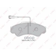 Колодки Тормозные Дисковые | Перед | Citroen Jumper, Fiat Ducato, Peugeot Boxer 2.0d-2.8d 02-07, Front LYNXauto арт. BD2216