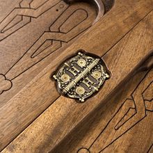 Нарды резные "Орнамент" с цельным рисунком