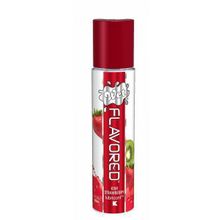 Wet International Inc. Лубрикант Wet Flavored Kiwi Strawberry с ароматом киви и клубники - 30 мл.