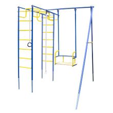 Лидер с металлическими качелями сине жёлтый