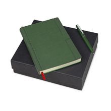 Подарочный набор Bruno Visconti Marseille-Saint-Just: ежедневник недати.А5, ручка шарик., зеленый