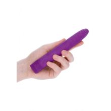 Фиолетовый эко-вибромассажер Natural Pleasure - 17,7 см. (229454)