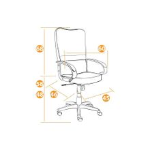 Tetchair Кресло СН757, серый черный