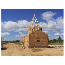 Строим дачи, бани, жилые дома из оцилиндрованного бревна в Московской области.
