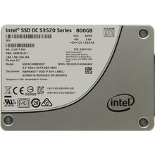 Накопитель  SSD 800 Gb SATA 6Gb s Intel DC S3520 Series   SSDSC2BB800G701    2.5"  3D  MLC