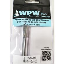 Фреза пазовая WPW P241202 пазовая D12 B25 Z2 хвостовик 12