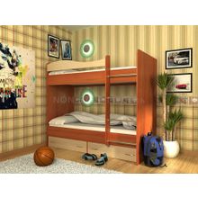 Кровать 2-х ярусная с ящиками