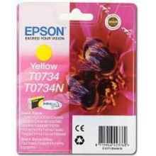 Картридж для EPSON T0734 (жёлтый) совместимый