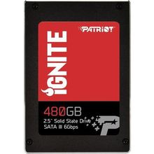 Tвердотельный накопитель Patriot SSD 480Gb Ignite PI480GS25SSDR {SATA 3.0}